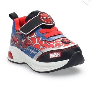 Marvel Spiderman Webbed Light-Up Toddler Boy’s size: 5